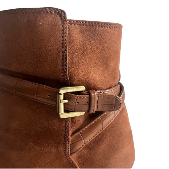 H&M Size 8 Brown Suede 3.5” Boots - Picture 6 of 6